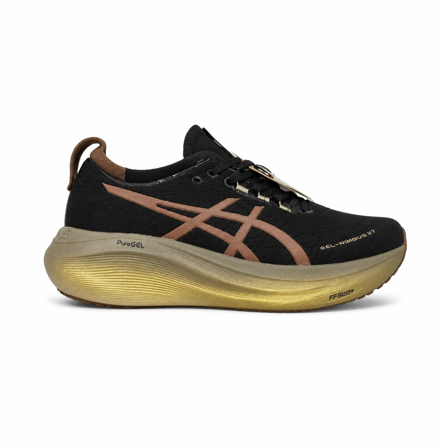 Asics GEL-Nimbus 27  "black and champagne"